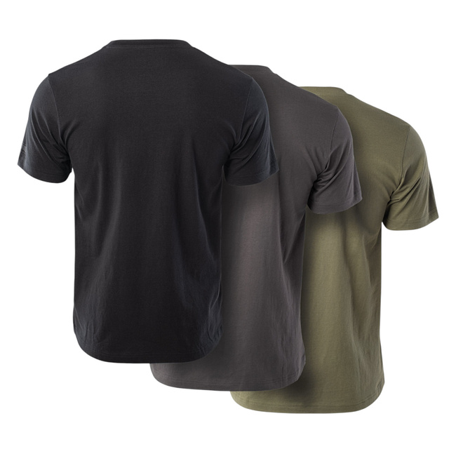 MAGNUM BASIC T-SHIRT 3-PACK - OLIVINE/FORGED IRON/BLACK