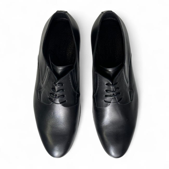 Klasszikus Bőrcipő a Helyi Rendőrség, ANP, Csendőrség és IGSU számára - MARISDAL Shoes - Fekete Vitello