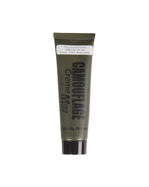 NATO FACE CAMOUFLAGE PAINT - 30 GRAMS TUBE - Mil-Tec - BLACK