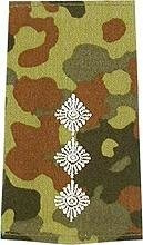 EMBLÉMA - GERMAN ARMY FLECKTARN CAMO/SILVER SHOULDER LOOPS ´HAUPTMANN´