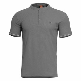 PÓLÓ - "LEVANTES HENLEY STRIPES" - PENTAGON® - FARKAS SZÜRKE