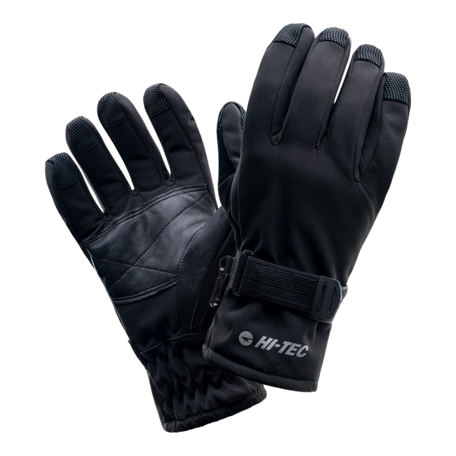 Lansa Softshell Gloves for men - Hitec - Black - Magnum