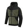 FULLZIP HOODIE - "ROGUE" - Helikon Tex® - BLACK/DESERT NIGHT CAMO