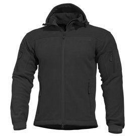 FLEECE DZSEKI - "HERCULES" - PENTAGON® - FEKETE