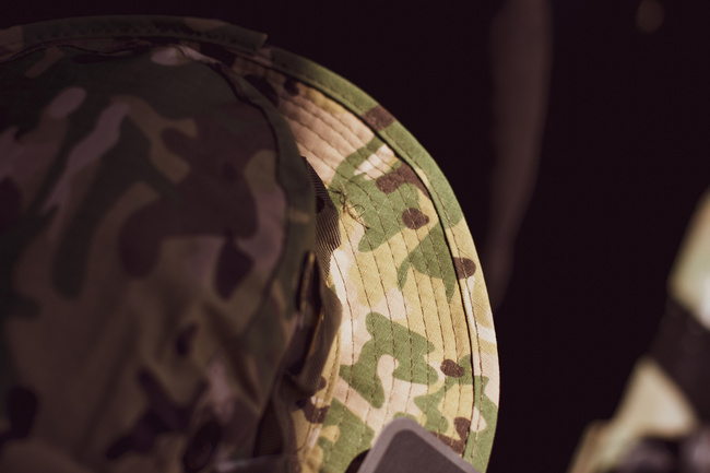 US GI Bush Hat with a chin strap, Rip-Stop fabric - Operation-camo