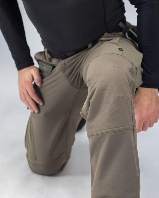 BDU 2.0 Pants with Elastic Waist and Fleece Lining - Arctic - K05068 - Black - Pentagon - Length 32 inches