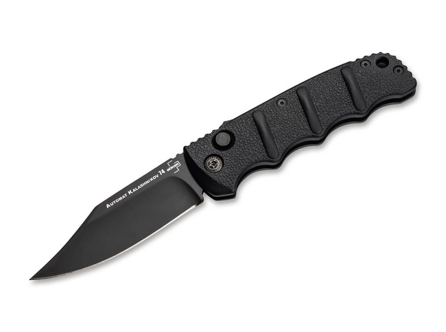 POCKET KNIFE BHQ AKS-74 BOWIE BLACK - BOKER PLUS