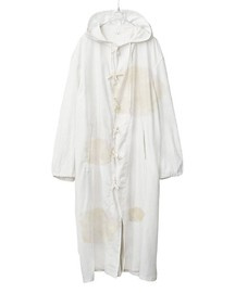 TEREPSZÍNŰ KABÁT - FEHÉR - KATONAI FELESLEG A ROMÁN HADSEREGTŐL - HASZNÁLT