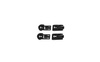 ARC Rail Attachment Clip & Bar Set for RAS, Black