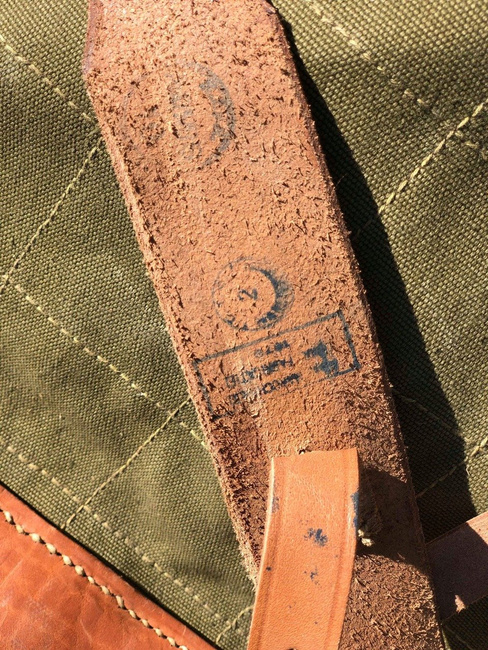 Military Olive Romanian Retro Rucksack - RSR Romanian army - OD Green - In good condition