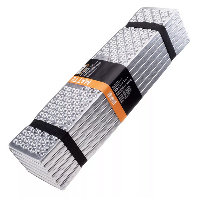 ÖSSZECSUKHATÓ KEMPINGSZŐNYEG - MAGNUM MATT - EZÜST/OLIVINE