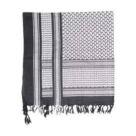SCARF SHEMAGH - BLACK/WHITE