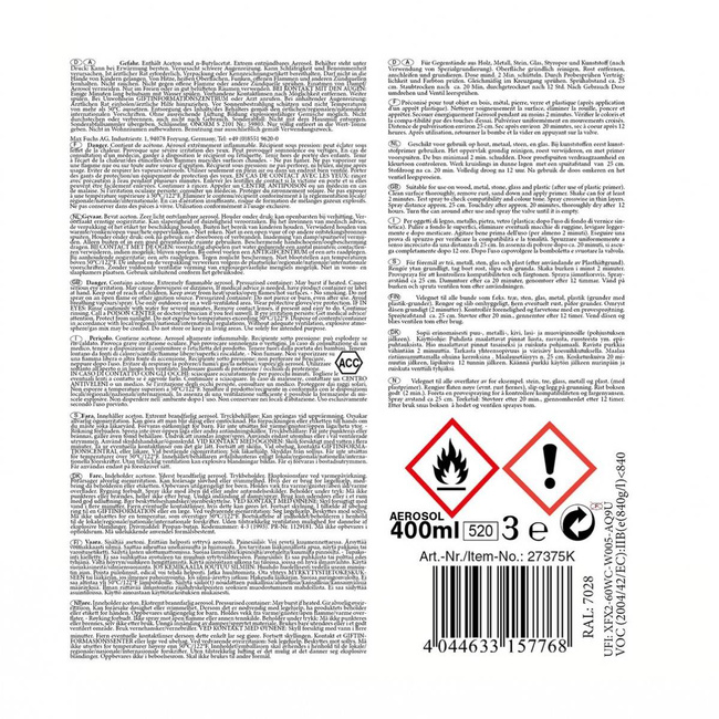 Army Spray Paint - WH DARK YELLOW - RAL7028 - mat - 400 ml