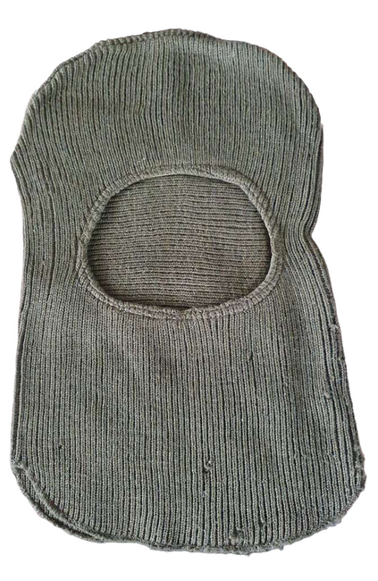 ONE HOLE WOOL BALACLAVA WINTER - ROMANIAN ARMY SURPLUS - USED