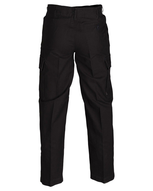 Black PREWASH MOLESKIN PANTS