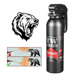 TW1000 Super-Gigant CS medvék elleni irritáló könnygáz spray - 400 ml