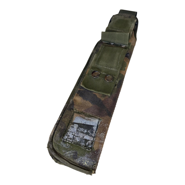 GB bayonet sheath, DPM camo, used - without bayonet