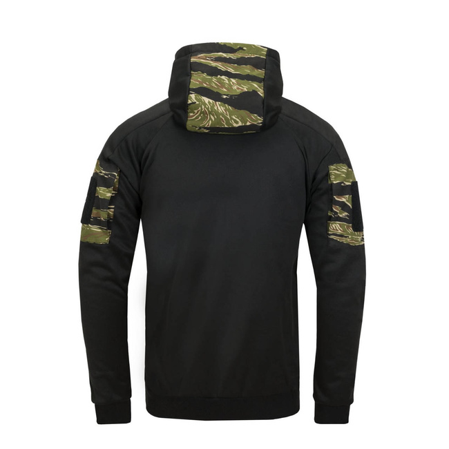 FULLZIP HOODIE - "ROGUE" - Helikon Tex® - BLACK/TIGER STRIPE