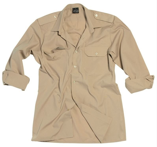 Hosszú ujjú munka ing, Khaki