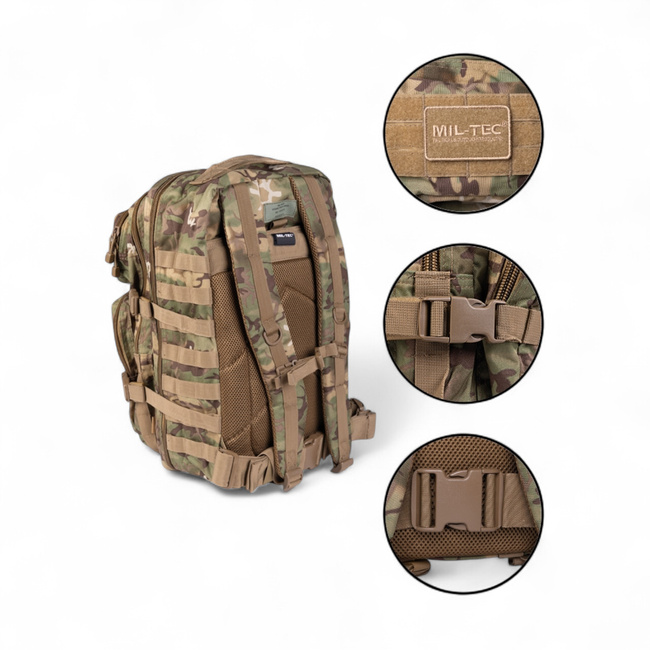 US ASSAULT BACKPACK - 36 L - WOODLAND ARID