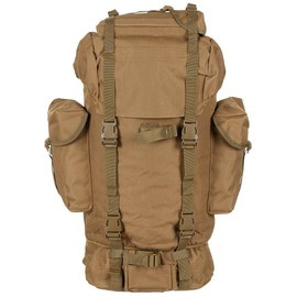 BW COMBAT HÁTIZSÁK - ALUMÍNIUM RÚD - 65 L - MFH® - COYOTE TAN