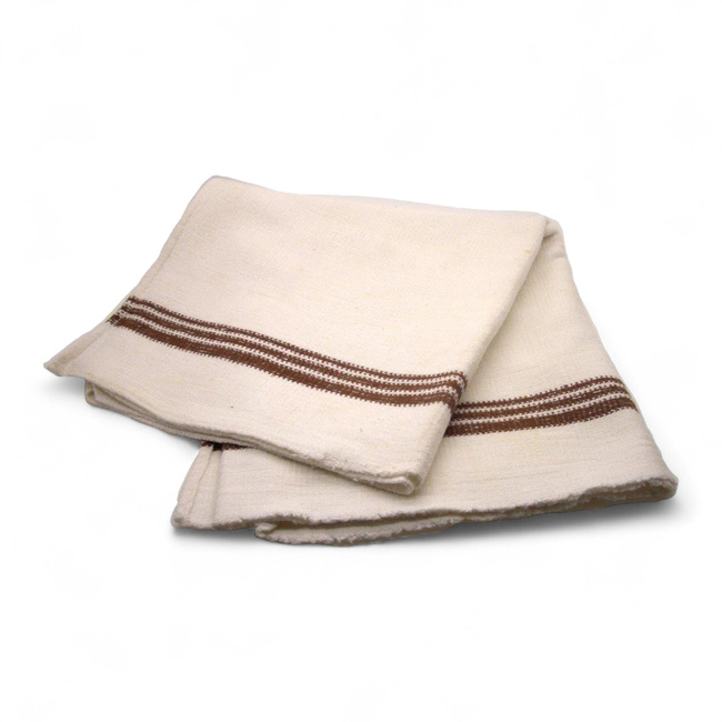 Pamut törülköző - Magyar Honvédség katonai felesle - Fehér - Használt