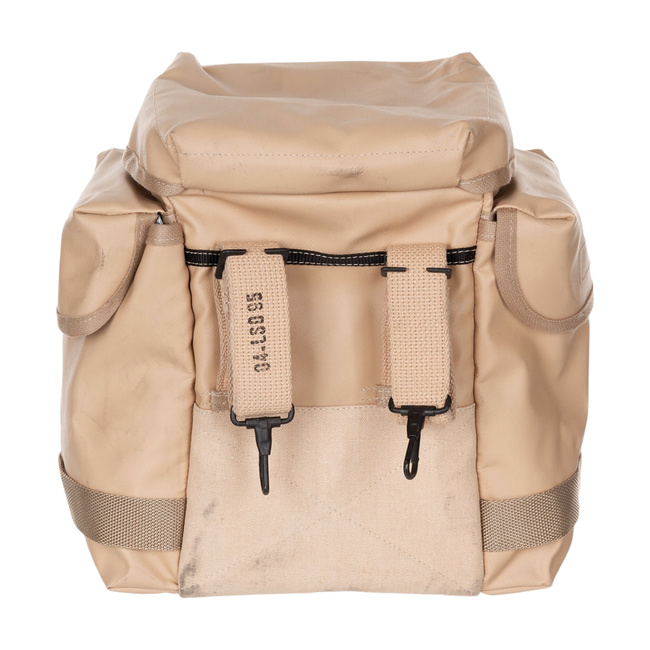 NEHÉZ VINIL TÁSKA VÉDŐMASZKHOZ - MP5 - KATONAI TÖBBLET LENGYEL HADSEREG - KHAKI - MINT ÚJ