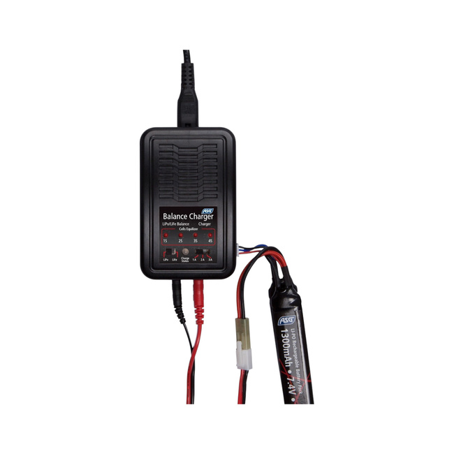 Auto-Stop Balance Charger mikroprocesszoros töltő - fekete - ASG