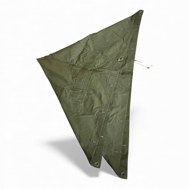 Tent Sheet - Model 1970 MFA - Romanian Army Military Surplus - Olive Drab - In Good Condition