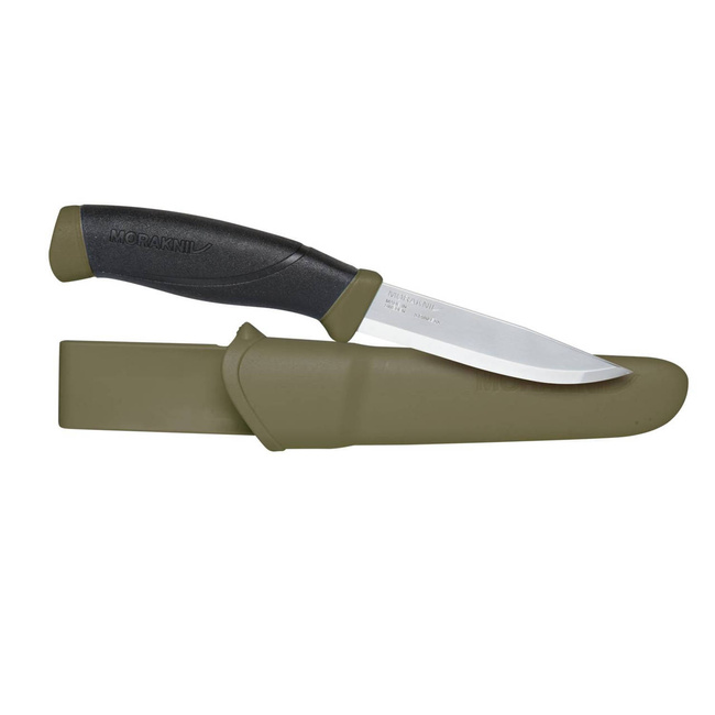FIXED BLADE KNIFE - COMPANION MG (S) - STAINLESS STEEL - MORAKNIV® - OLIVE GREEN