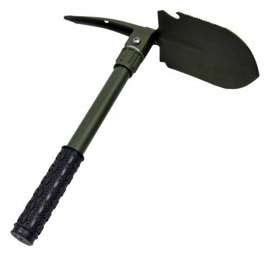 FOLDING SHOVEL SET 3 IN 1 - OLIVE