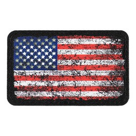 JELVÉNY US FLAG VINTAGE (80 x 50 MM) - FEKETE/GID - M-TAC