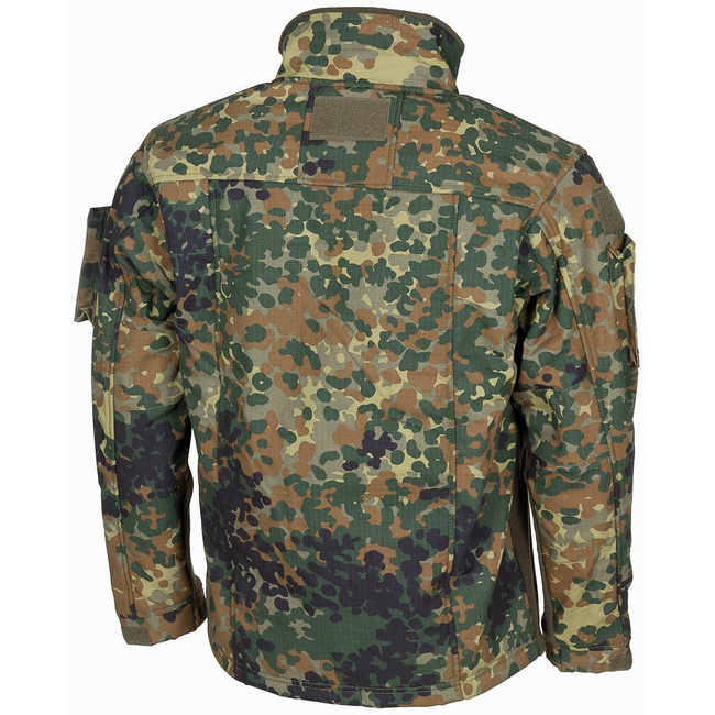 MFH "COMBAT" KABÁT - FLEECE - BW CAMO