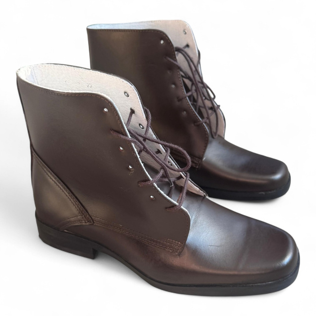LENOX Lace-Up Boots - Brown - Like New