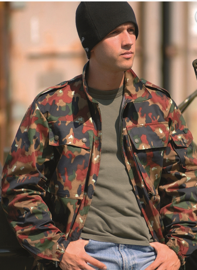 SVÁJCI DZSEKI - CAMO M83 - KATONAI TÖBBLET - HASZNÁLT