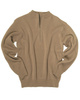 Svájci katonai pulóver, zibzárral, Coyote