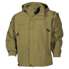 MFH US softshell jacket coyote tarn - level 5