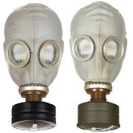 RU GAS MASK GP5 - GREY - LIKE NEW