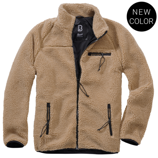 "TEDDYFLEECE" TÉLI KABÁT - CAMEL - BRANDIT