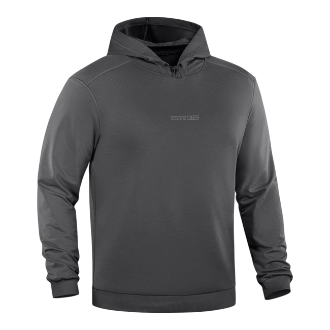 Férfi kapucnis pulóver - Born By Revolution - Sötét szürke - M-Tac