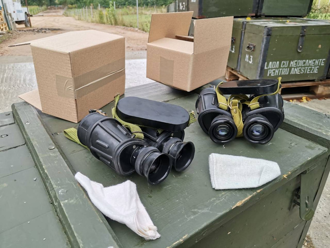 VALDADA I.O.R. 7x40 MILITARY BINOCULARS - MILITARY SURPLUS ROMANIAN ARMY - LIKE NEW