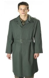 GDR-VOPO WET WEATHER COAT - ARMY OF EAST GERMANY - GREEN - LIKE NEW