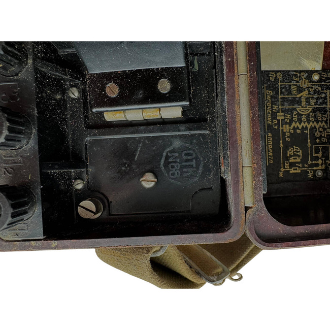 MILITARY FIELD TELEPHONE RS-70115 - 1959 - ROMANIAN ARMY MILITARY SURPLUS - IN GOOD CONDITION