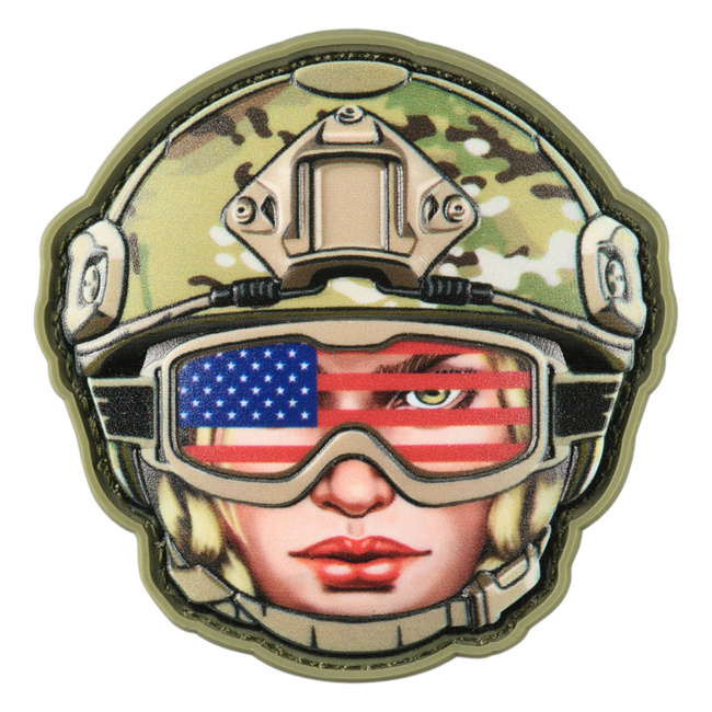 JELVÉNY 3D EMOJI USA PVC - MULTICAM - M-TAC