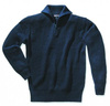 PULÓVER BLUE ACRYLIC NAVY SWEATER ZIPPER