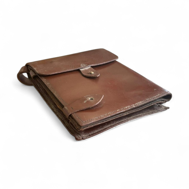 Bortérkép Táska - Katonai Porthart RSR Korszak - Tiszt - Román Hadsereg Katonai Felesleg - Barna - Újszerű