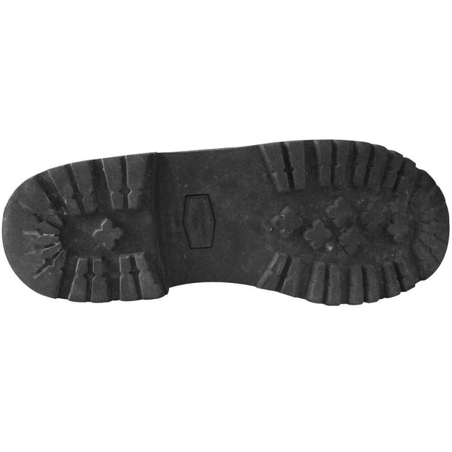 Béleletlen harci bakancs – Új talppal – Osztrák hadsereg katonai feleslegből – Fekete – Használt