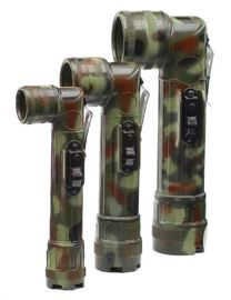 ZSEBLÁMPA US G.I. STYLE ANGLEHEAD FLASHLIGHT (2 x D CELL) FLECKTARN CAMO
