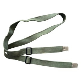 FEGYVERHEVEDER - OLIVE - 170 CM - ROMÁN HADSEREG KATONAI FELESLEG - JÓ ÁLLAPOTÚ