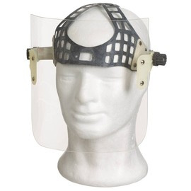 FACE SHIELD - TRANSPARENT - SMALL - CZ/SK MILITARY SURPLUS - LIKE NEW